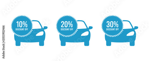Fotografia Amazing Car Deals featuring Up to 30 Percent Discounts, Affordable Driving Options, Auto Sales Promotions, and Marketing Concept for Vehicle Purchase Opportunities
