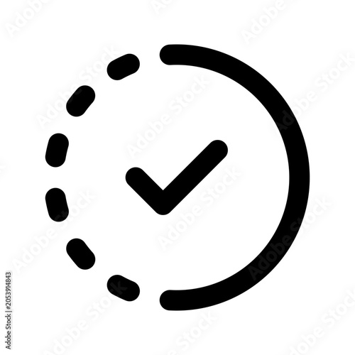work in progress line icon