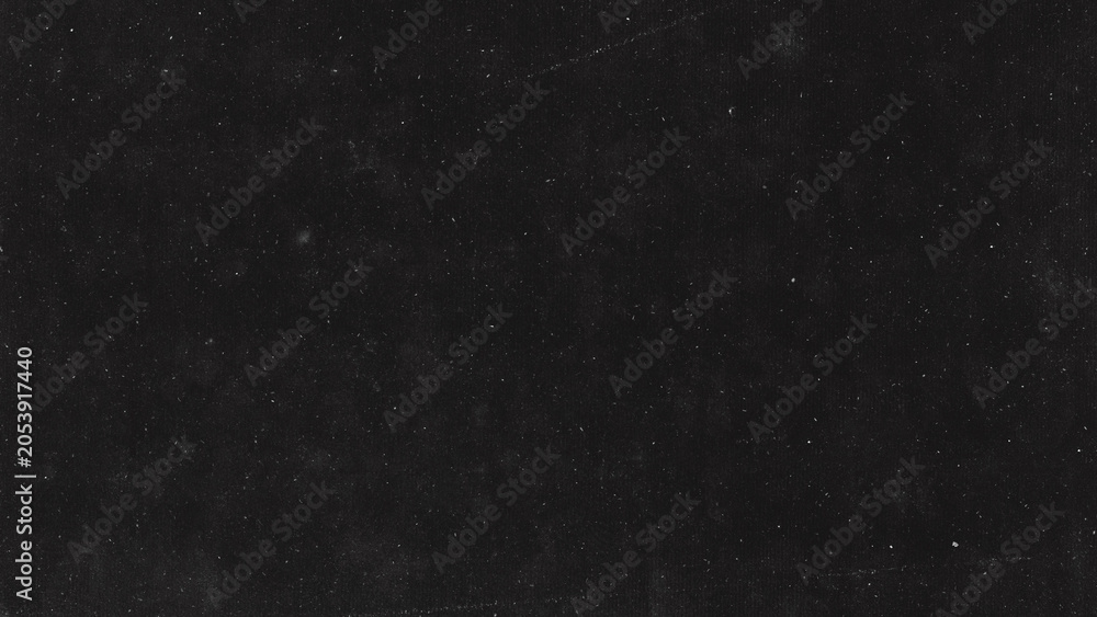 Fototapeta premium Black paper background with distressed vintage and ink splatter. Grunge dark paper texture