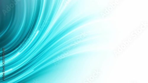 Abstract Blue and Teal Swirls Flowing Motion Background.