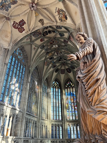 Bild auf Leinwand interior of st vitus cathedral in prague