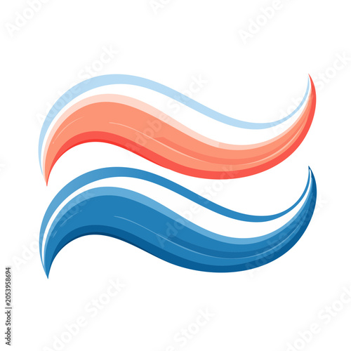 Abstract Wave Logo Design