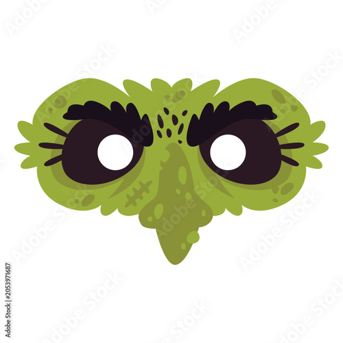 Φωτογραφία Green eye mask costume