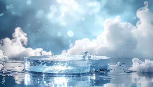 Cooling Plate with Ice Crystals for Thermal Management Technology