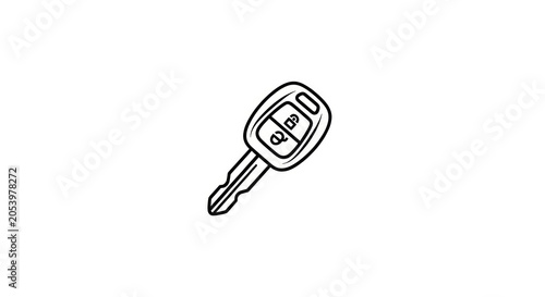 A single car key icon.