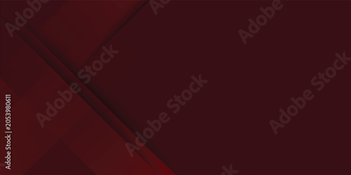 Abstract Red Geometric Background with Modern Overlapping Layers