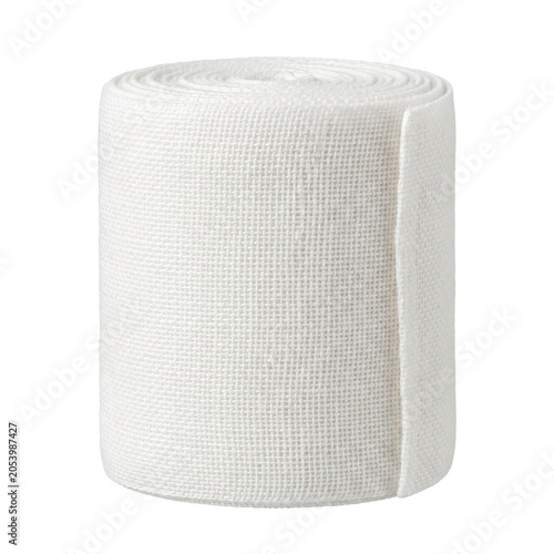Fotografía Roll of white medical gauze bandage