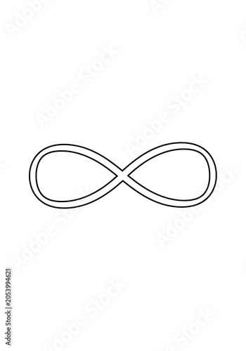 Infinity Symbol - A Timeless Representation of Limitless Potential and Endless Possibilities.