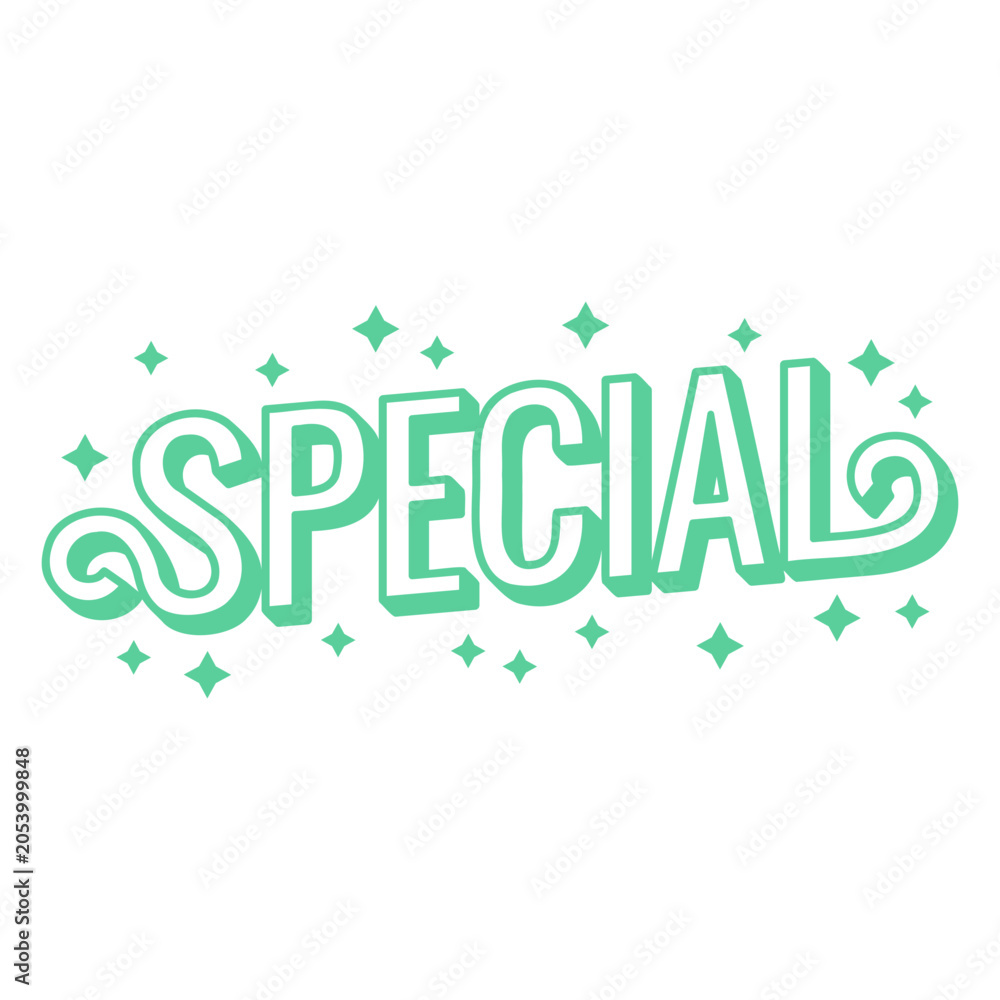Fototapeta premium Vintage lettering bright green