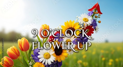 Floral Arrangement - A Vibrant Display of Natures Beauty and Colors.