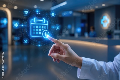 Digital Healthcare Appointment Scheduling System with Smart Medical Technology Interface