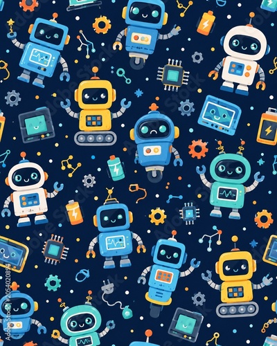 High-quality decorative seamless pattern design with a clean and versatile visual style, suitable for wallpaper, fabric, textile printing, wrapping paper, packaging, stationery, scrapbook, branding