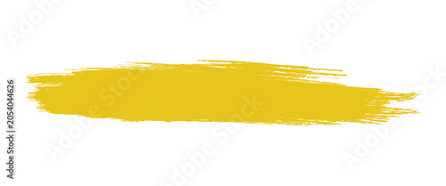 Photography Mustard yellow dry bristle brush stroke
