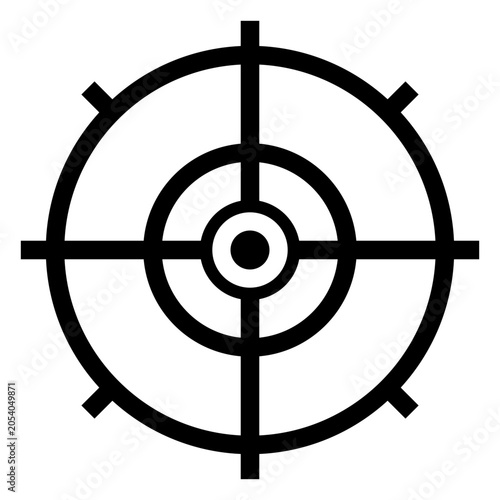 Fotografie Bold target logo design