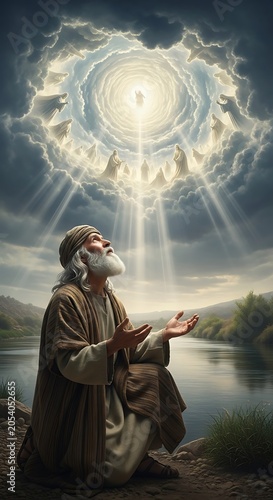 Mans Devotion - Seeking Divine Guidance and Spiritual Connection.