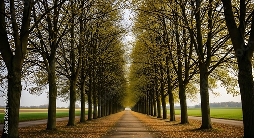 Avenue of Trees - A Serene Path Through Natures Embrace.