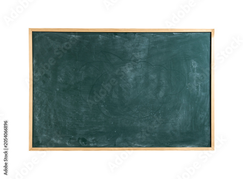Tableau sur toile School chalkboard isolated PNG on transparent background, classic blackboard for
