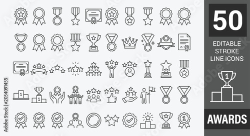 Canvastavla Awards icon set