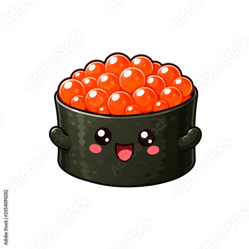 Cute Kawaii Salmon Roe Gunkan
