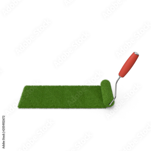 Grass Paint Roller Design