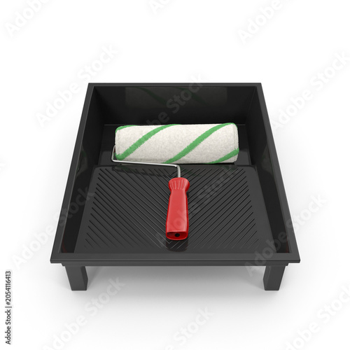 Black Paint Roller Tray Kit