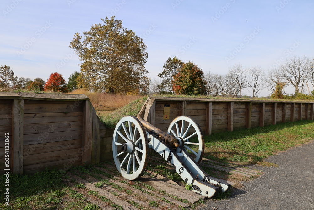 Fototapeta premium cannon at valley forge