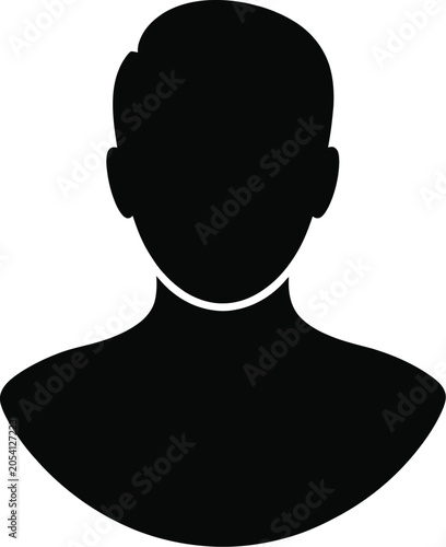 Male User Profile Avatar Default Silhouette Icon=