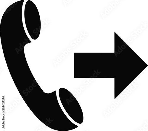 Outgoing Phone Call Icon