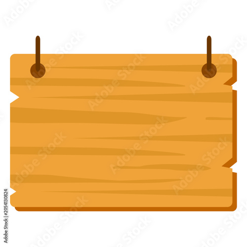 Wooden Board Sign Text Box