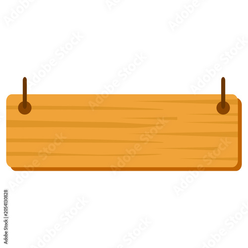 Wooden Board Sign Text Box