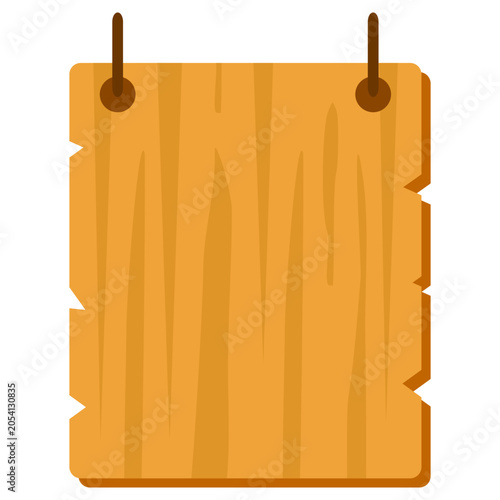 Wooden Board Sign Text Box
