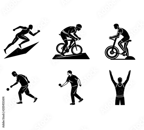 cycling exercise vectors
