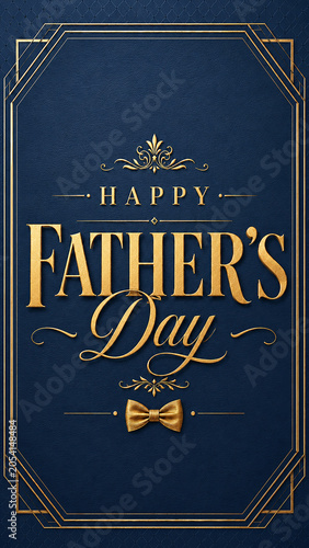 Luxury Father's Day Greeting Card 