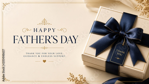 Luxury Father's Day Greeting Card 