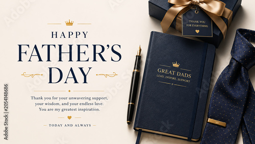 Luxury Father's Day Greeting Card 