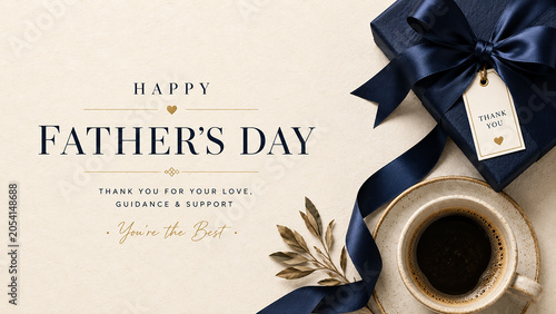 Luxury Father's Day Greeting Card 