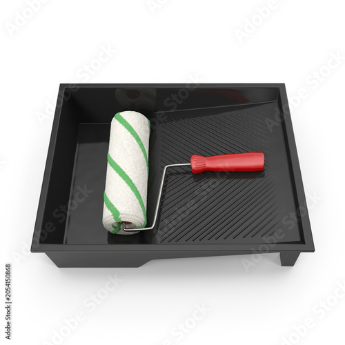Black Paint Roller Tray Kit