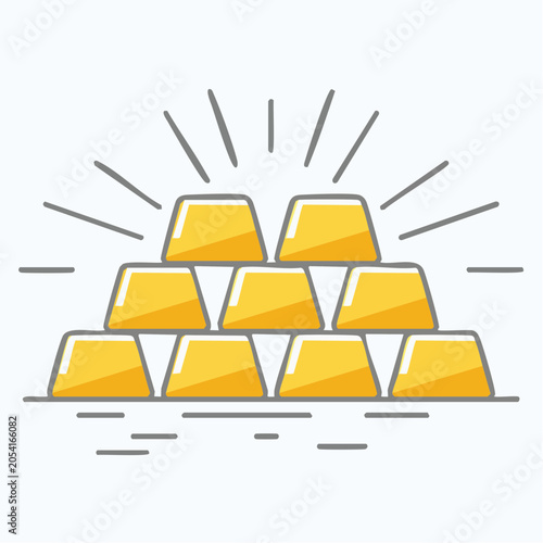 Stack of Gold Bars