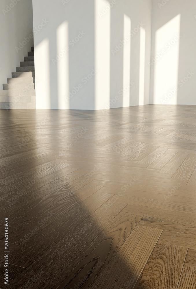 Obraz premium 3D render, illustration Large Luxury modern living room interior, brutalist architecture realistic lighting, Graphic Overlay wide angle, contemporary furniture, clean lines, minimalist decor, elegan