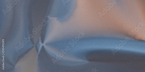 Soft blue fabric waves with smooth folds and elegant light shadows illustration