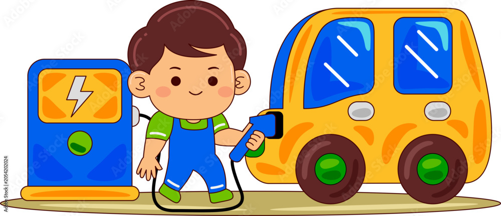 Naklejka premium kids world environment day illustration