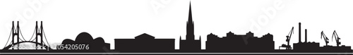 Foto Kingston Upon Hull skyline silhouette