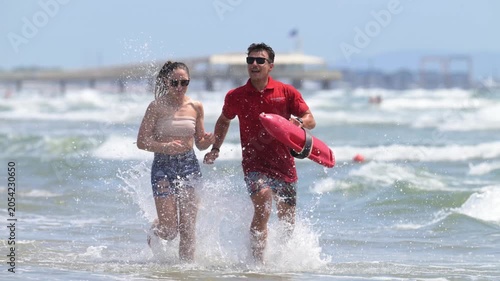 Bagnino sul mare della Versilia