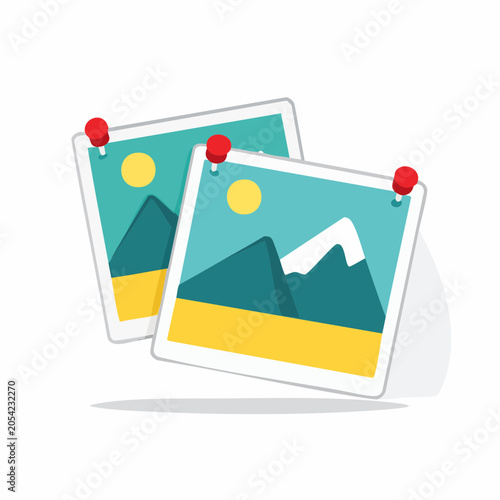 Two Landscape Photos Pinned
