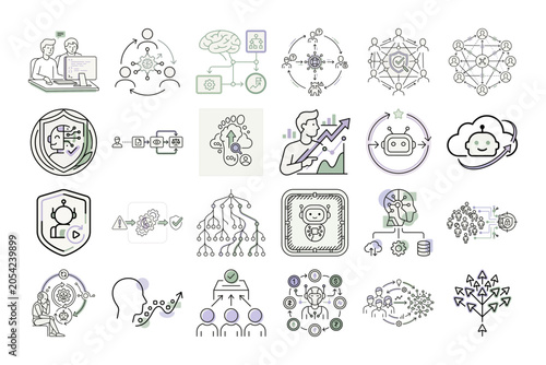 AI Agent 1: Line Art Illustrations or Minimalist Line Graphic Designs