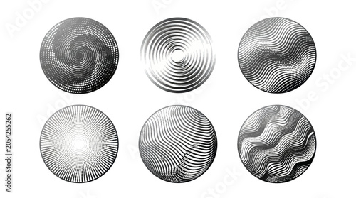Fotografía Detailed Patterns on Round Metal Surfaces.