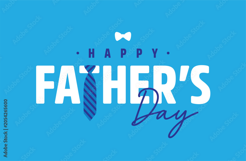 Fototapeta premium Artistic festive background showcasing Happy Father's Day appreciation