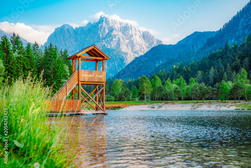 Foto Jasna lake with mountains