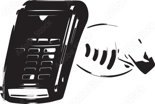 Contactless Payment Terminal Transaction

