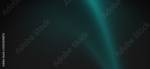 Abstract teal and black liquid silk background with glowing light motion